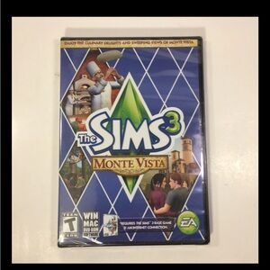 The Sims 3 Monte Vista PC DVD Rom Game Window / Mac EA Brand New Factory Sealed